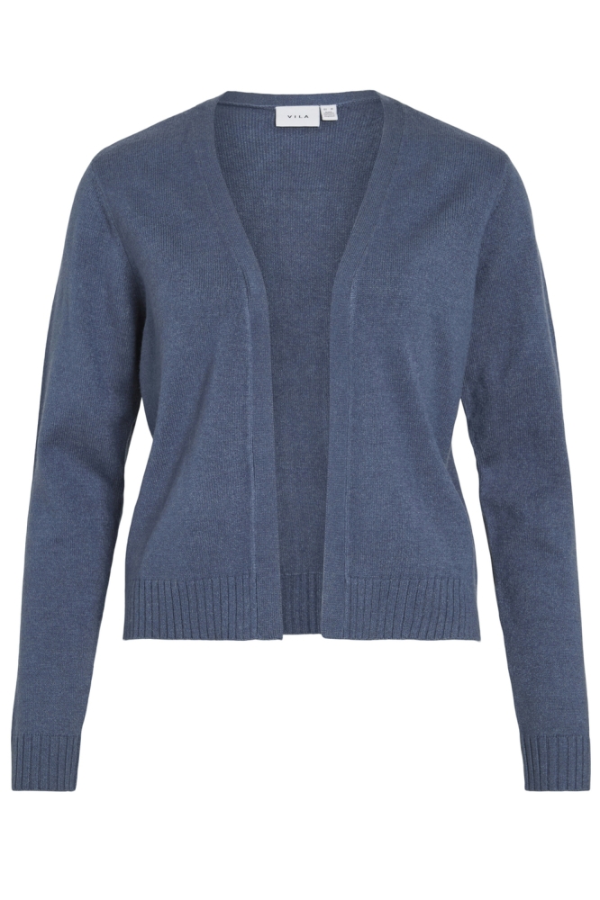 VIRIL SHORT L/S KNIT CARDIGAN-NOOS 14060800 VINTAGE INDIGO/DARK MELANGE